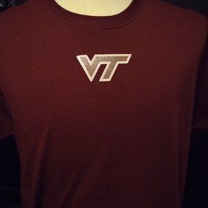 VIRGINIA TECH HOKIES Men's Short Sleeve NCAA Brand Tee (NWT) XL 46-48